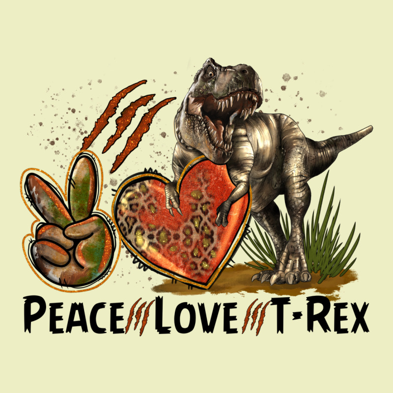 Western Peace Love T-rex Urban Hoodie by LillyAllenDesigns | Teevron