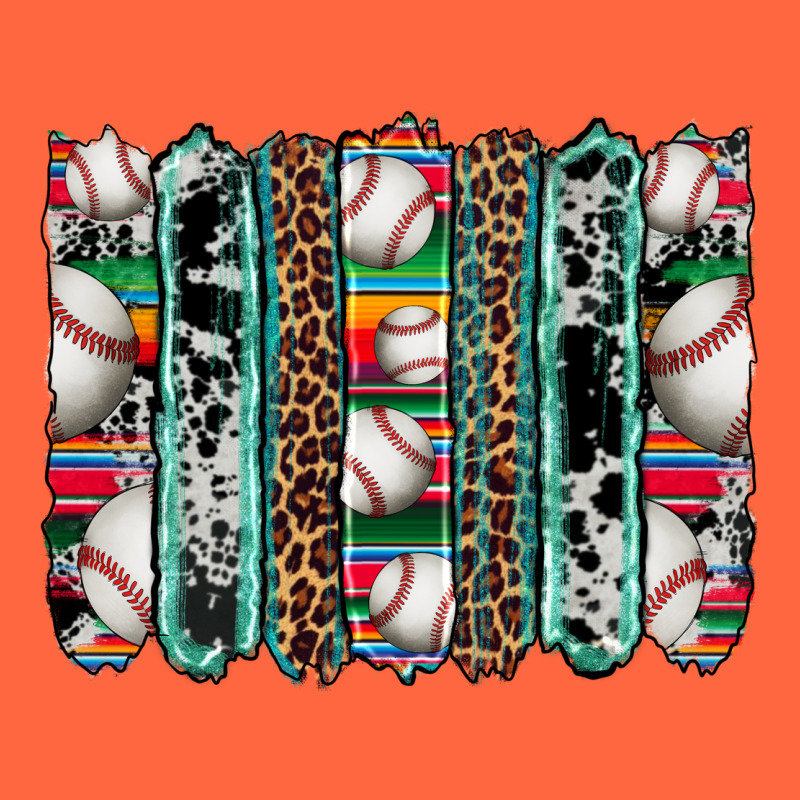Baseball Serape Cowhide Turquoise Leopard Glitter  Brushstrokes Premium Hoodie by Artiststas | Teevron