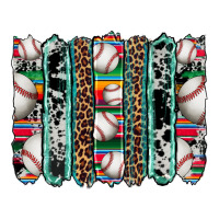 baseball serape cowhide turquoise leopard glitter  brushstrokes | Teevron