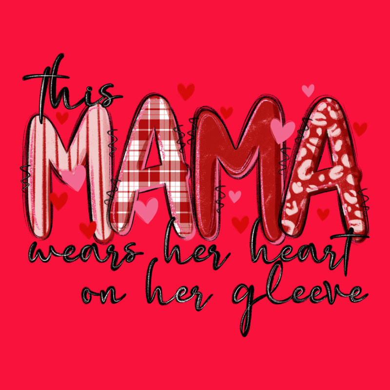 This Mama Wears Her Heart On Her Gleeve Classic Tee by MaliasSmallBusiness | Teevron
