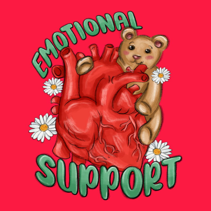 Emotional Support Zipper Hoodie by MaliasSmallBusiness | Teevron