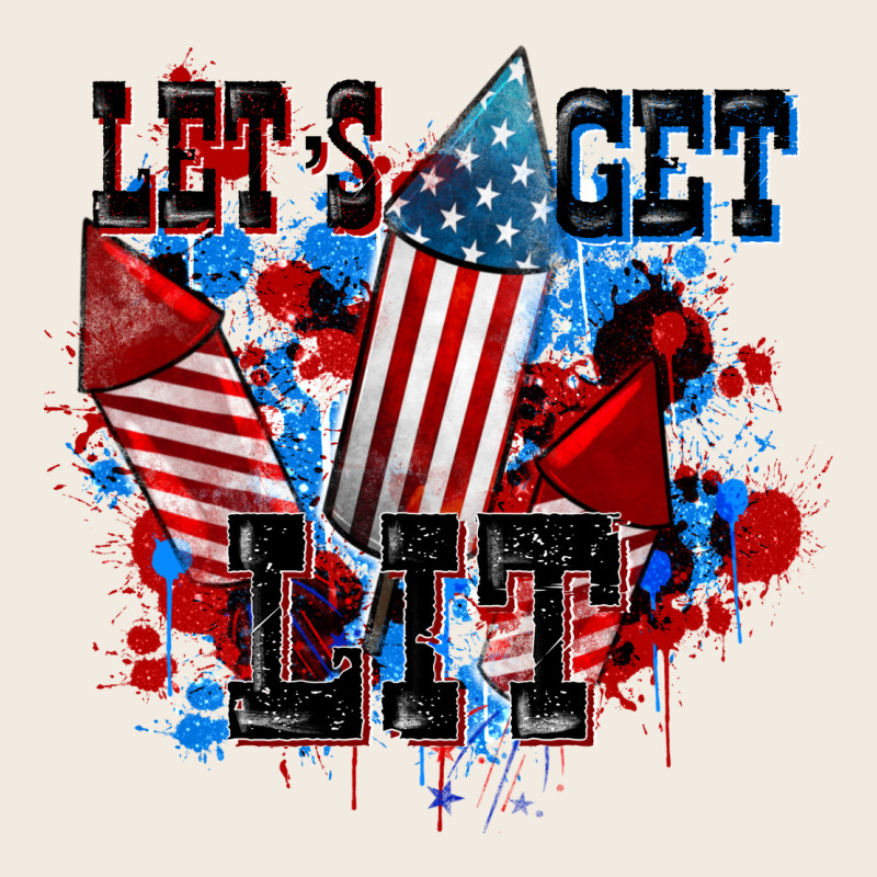 Let's Get Lit 4th Of July Premium Sweatshirt by CowGirlArtShop | Teevron