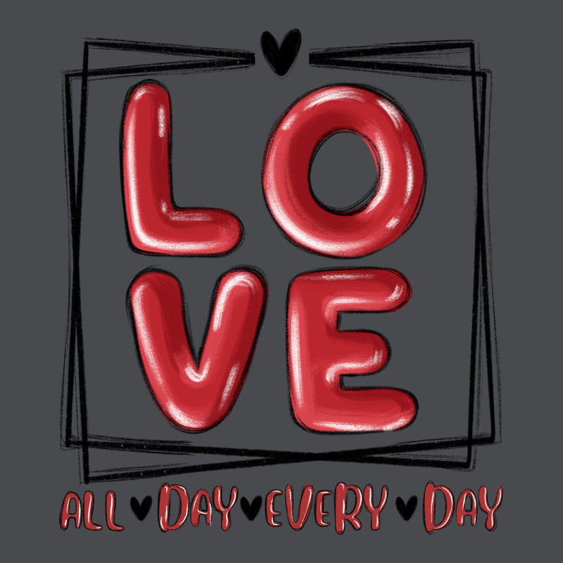 Love All Day Every Day Zipper Hoodie by MaliasSmallBusiness | Teevron