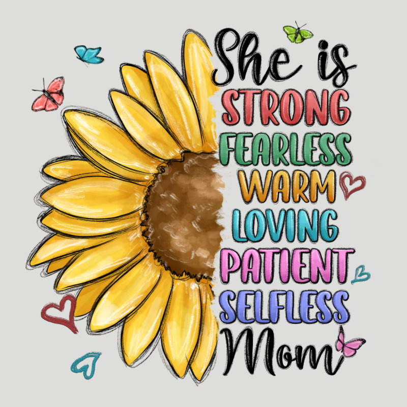 She Is Strong Fearless Warm Loving Mom Zipper Hoodie by MaliasSmallBusiness | Teevron