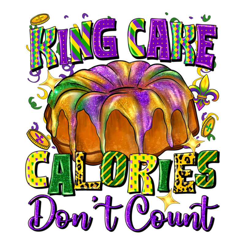 King Cake Calories Don't Count Premium Sweatshirt by FaDigitalArtStudio | Teevron