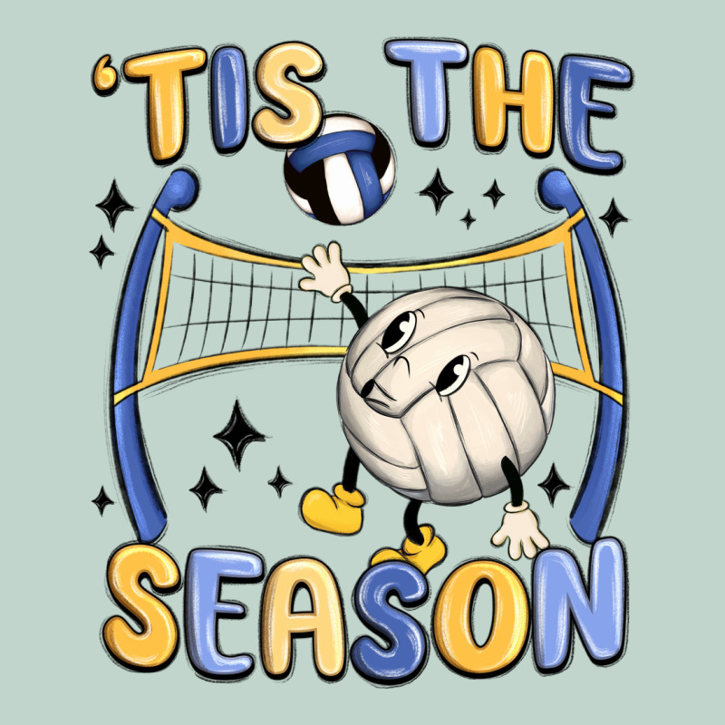 Tis The Season Volleyball Zipper Hoodie by MaliasSmallBusiness | Teevron