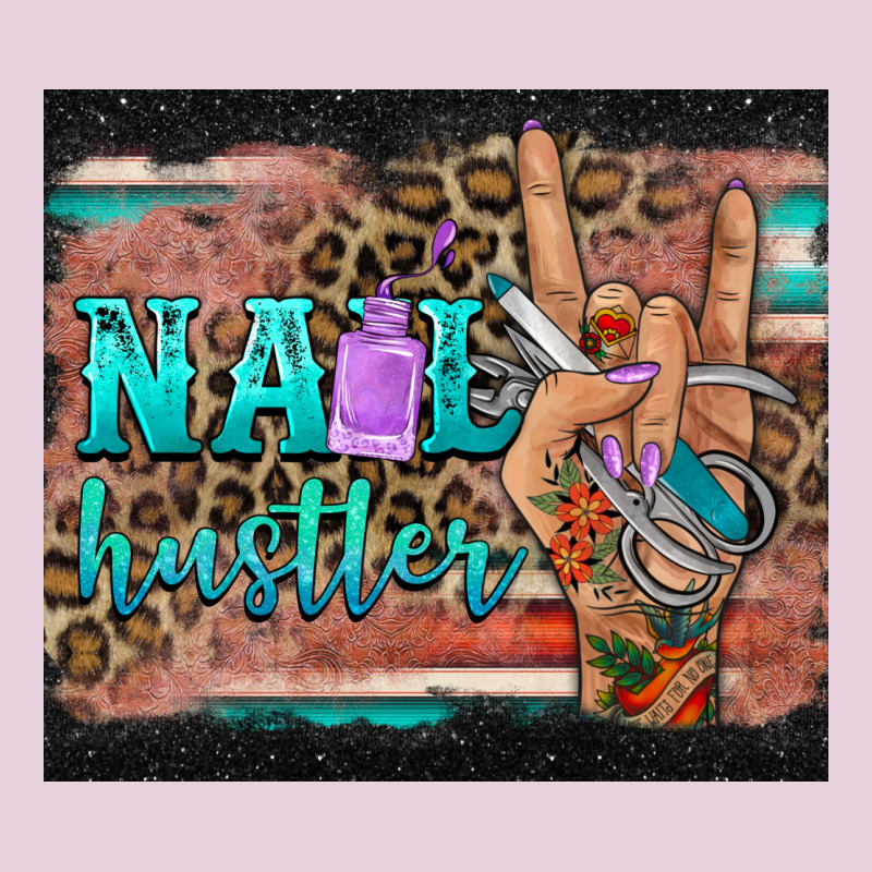 Nail Hustler Tumbler Ladies Tee by BarkalooDesign | Teevron