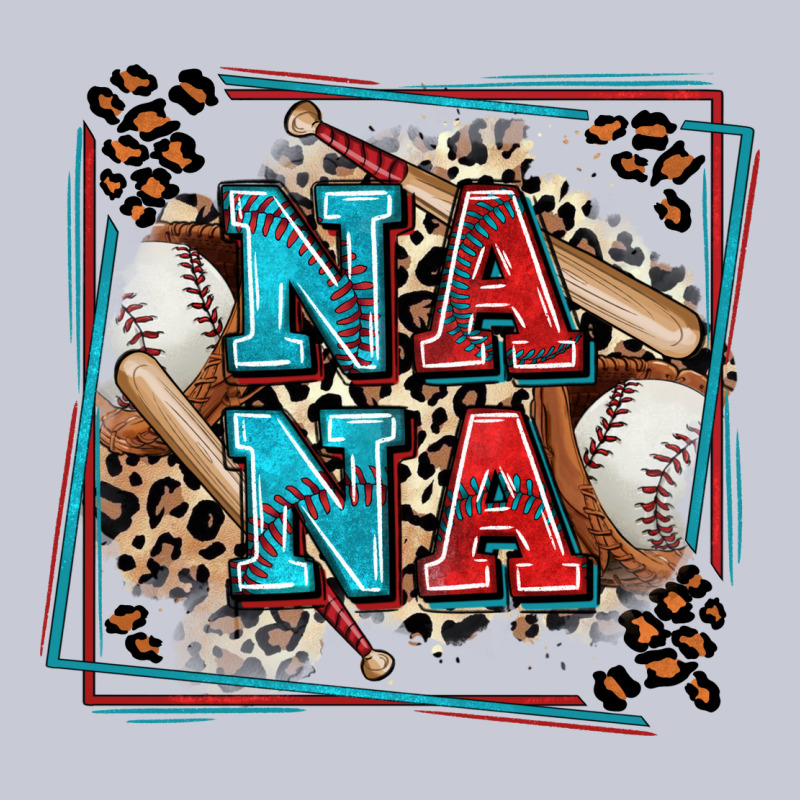 Baseball Nana With Leopard Heavyweight Hoodie by Zillion Design Studio | Teevron
