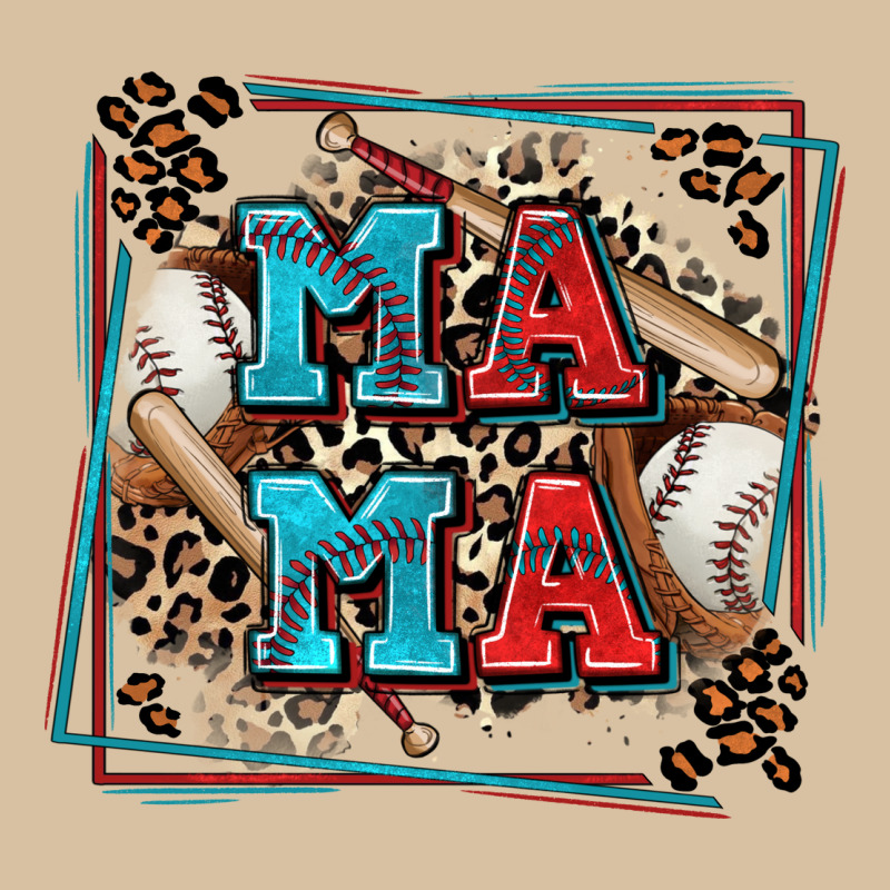Baseball Mama With Leopard Heavyweight Hoodie by Zillion Design Studio | Teevron