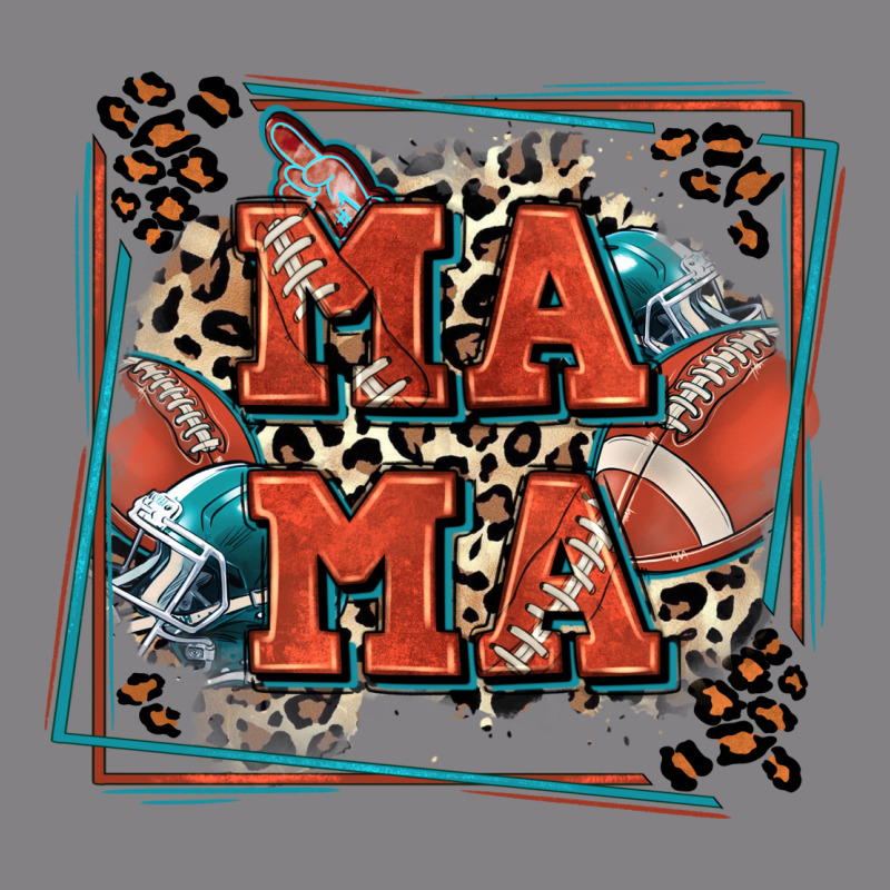 American Football Mama With Leopard Heavyweight Hoodie by Zillion Design Studio | Teevron