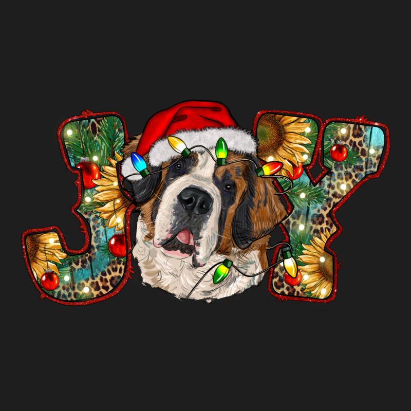 Saint Bernard Christmas Joy, Heavyweight Hoodie by RanaPortraitStore | Teevron