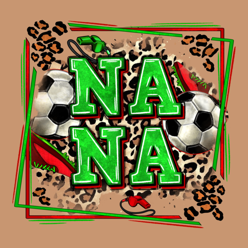 Soccer Nana With Leopard Heavyweight Hoodie by Zillion Design Studio | Teevron