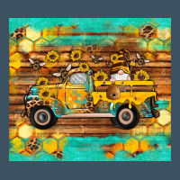Western Bee Gnomes Truck Honeycomb  Leopard Turquoise Wooden Serape Urban Heavy Tee | Teevron