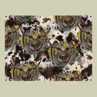 Longhorn Pattern Heavy Core Tee | Teevron
