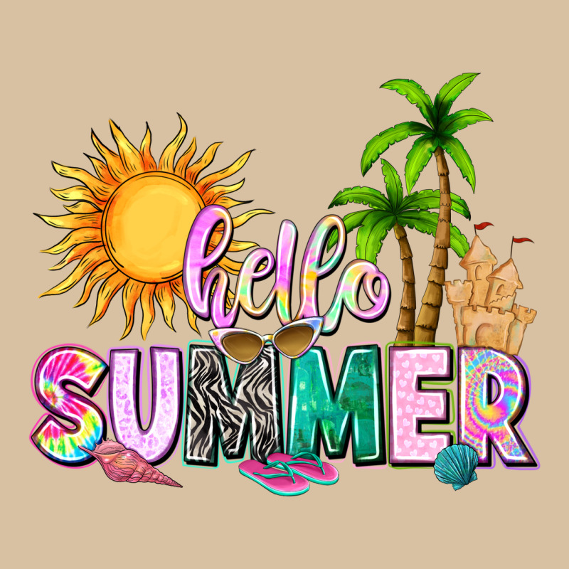 Hello Summer With Sun Heavyweight Hoodie by texasbilliewilder | Teevron