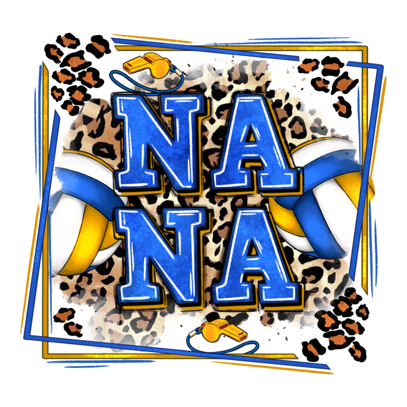 Volleyball Nana With Leopard Heavyweight Hoodie by Zillion Design Studio | Teevron