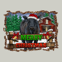 Merry Christmas Black Angus Cattle And Farm Heavyweight Hoodie | Teevron