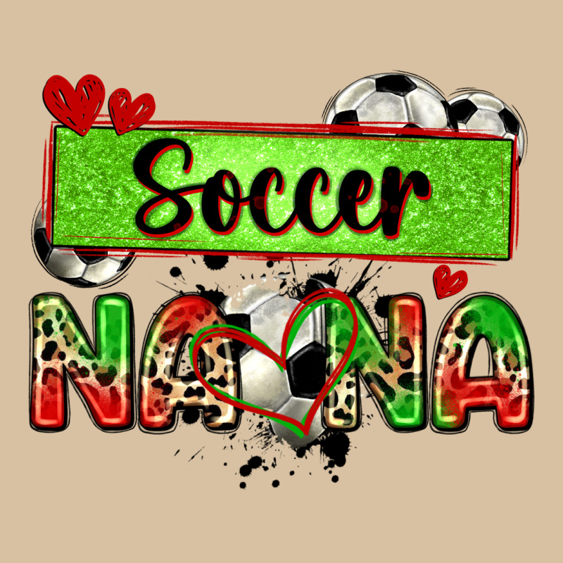 Soccer Nana With Leopard Heavyweight Hoodie by Zillion Design Studio | Teevron