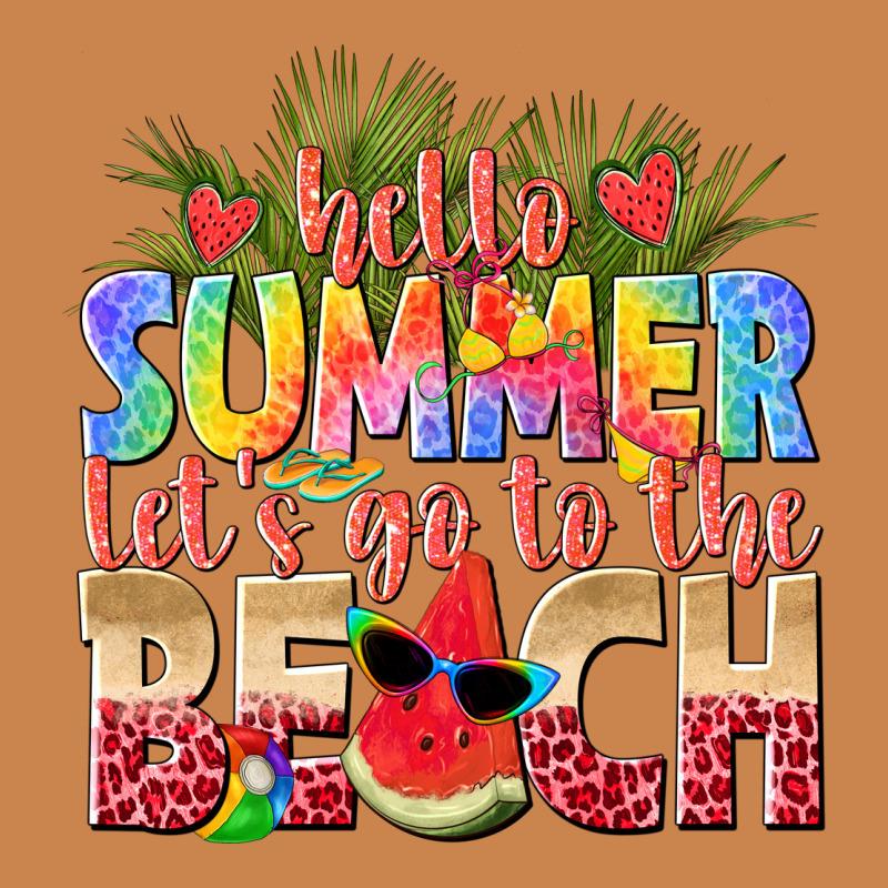 Hello Summer Lets Go To The Beach Heavyweight Hoodie by texasbilliewilder | Teevron