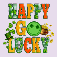 Happy Go Lucky  With Coin And Shamrock Premium Hoodie | Teevron