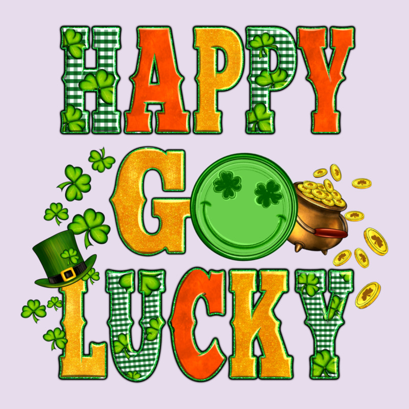 Happy Go Lucky  With Coin And Shamrock Premium Hoodie by Artiststas | Teevron