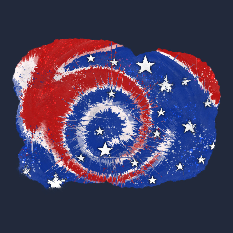 Patriotic Tie Dye Background 4th Of July Premium Sweatshirt by CowGirlArtShop | Teevron