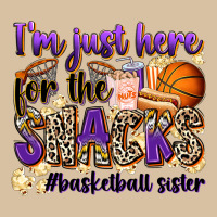 I'm Just Here For The Snacks #basketball Sister Heavyweight Hoodie | Teevron
