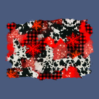 Western Red Cowhide Winter Background Vintage Hoodie | Teevron
