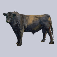 Black Angus Bull Heavyweight Hoodie | Teevron