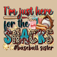 I'm Just Here For The Snacks #baseball Sister Heavyweight Hoodie | Teevron