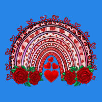 Valentine's Day Rainbow With Roses Premium Hoodie | Teevron