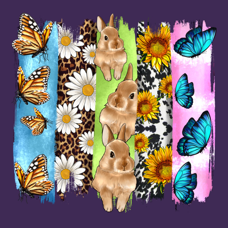 Easter Bunny Butterfly Daisy And Sunflower With Cowhide And  Leopard B Premium Hoodie by Artiststas | Teevron