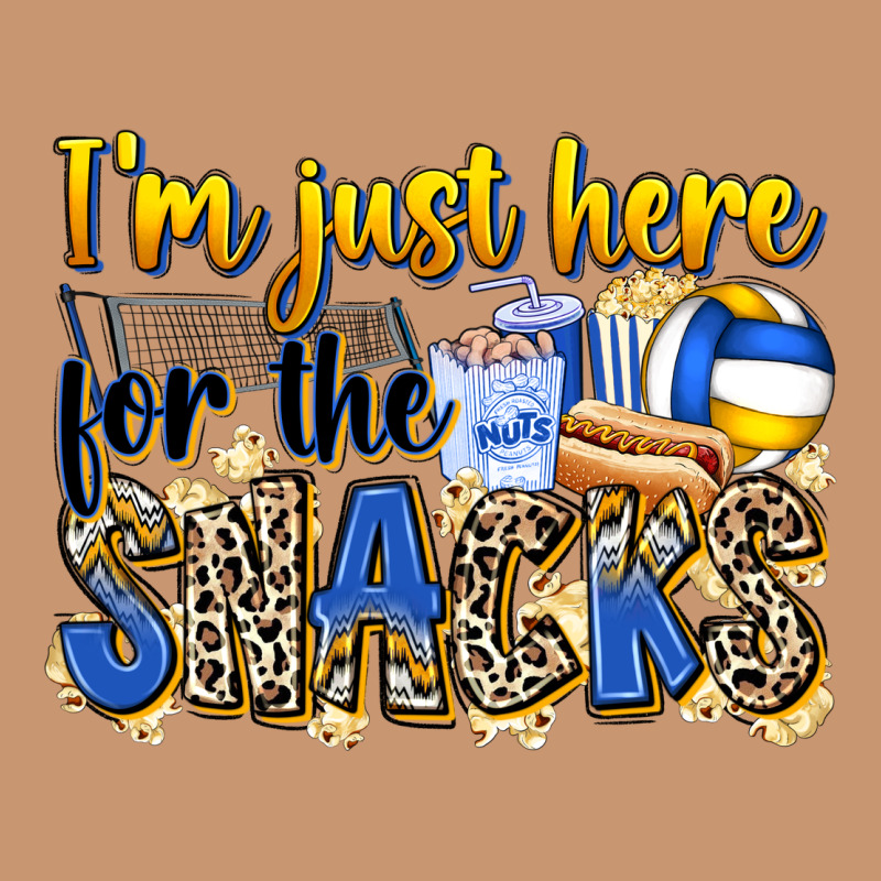 I'm Just Here For The Snacks Volleyball Heavyweight Hoodie by Zillion Design Studio | Teevron