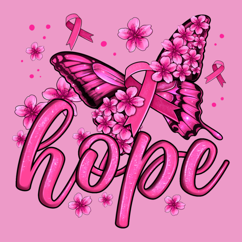 Hope Breast Cancer Butterfly Urban Hoodie by Jasminsmagicworld | Teevron