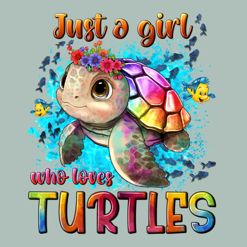 Just A Girl Who Loves Turtles Heavyweight Hoodie by texasbilliewilder | Teevron