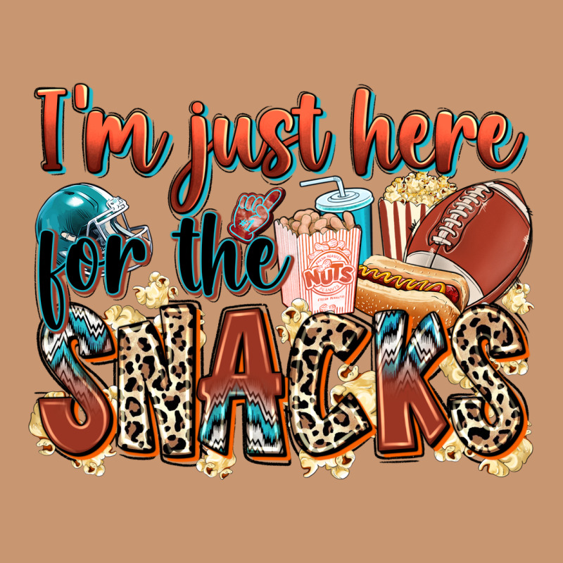 I'm Just Here For The Snacks American Football Heavyweight Hoodie by Zillion Design Studio | Teevron