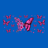 Floral Breast Cancer Butterfly Urban Hoodie | Teevron