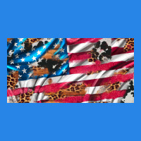 Usa Flag And Leopard With Wood License Plate Premium Hoodie | Teevron