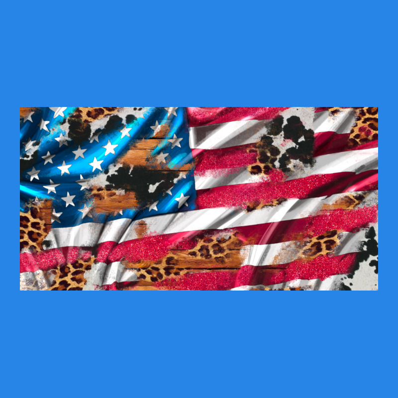 Usa Flag And Leopard With Wood License Plate Premium Hoodie by Artiststas | Teevron