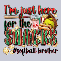 I'm Just Here For The Snacks #softball Brother Heavyweight Hoodie | Teevron