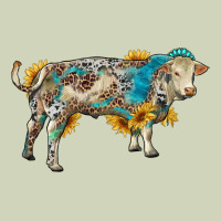 Charolais Bull With Sunflowers And Gemstone Western Patterns Heavyweight Hoodie | Teevron