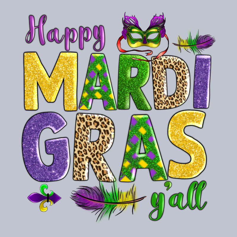 Happy Mardi Gras Y'all Premium Hoodie by AdoDesignShop | Teevron