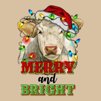Merry And Bright Charolais Cattle Cow With Christm Heavyweight Hoodie | Teevron