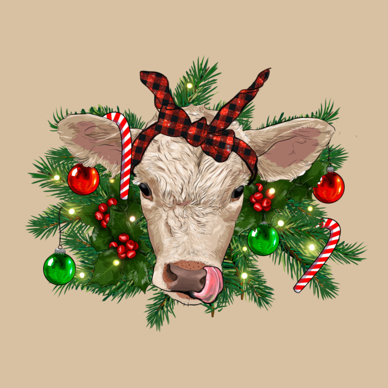 Christmas Charolais Calf Heavyweight Hoodie by RanaPortraitStore | Teevron