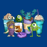 Cartoon Characters Coffee Cups Premium Sweatshirt | Teevron
