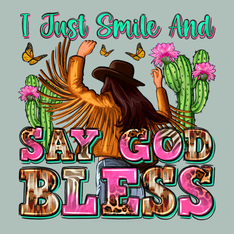 I Just Smile And Say God Bless Heavyweight Hoodie by Zillion Design Studio | Teevron