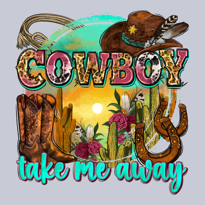 Cowboy Take Me Away Heavyweight Hoodie by Zillion Design Studio | Teevron