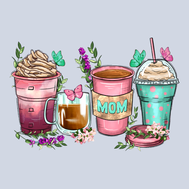 Mom Coffee Cups Premium Sweatshirt by Zillion Design Studio | Teevron