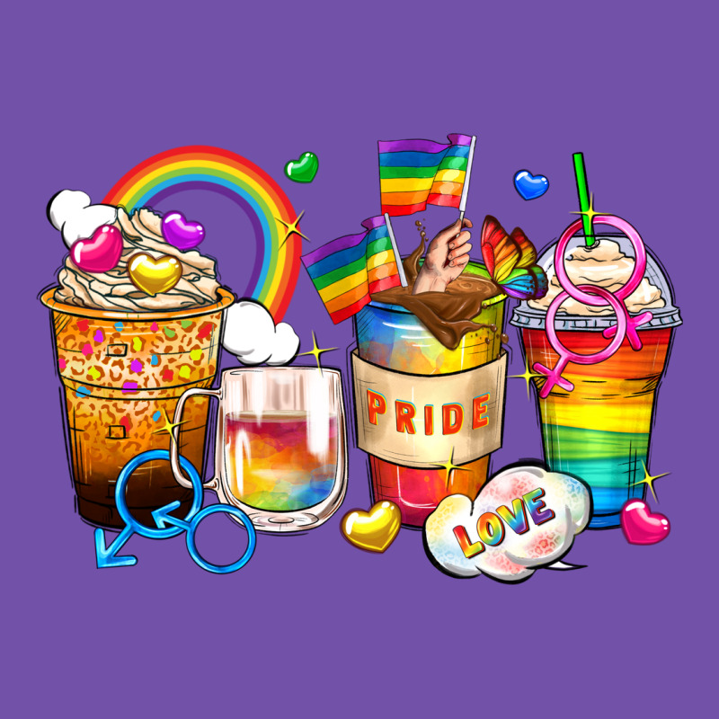 Pride Coffee Cups Premium Sweatshirt by Zillion Design Studio | Teevron