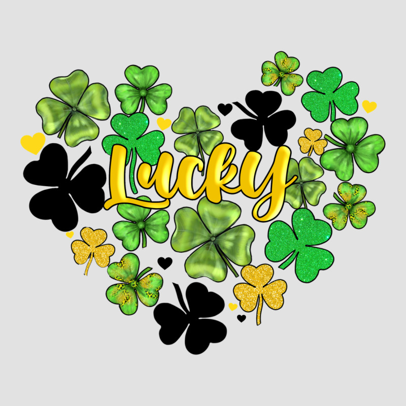 Lucky Heart Shaped Clover Premium Hoodie by AdoDesignShop | Teevron